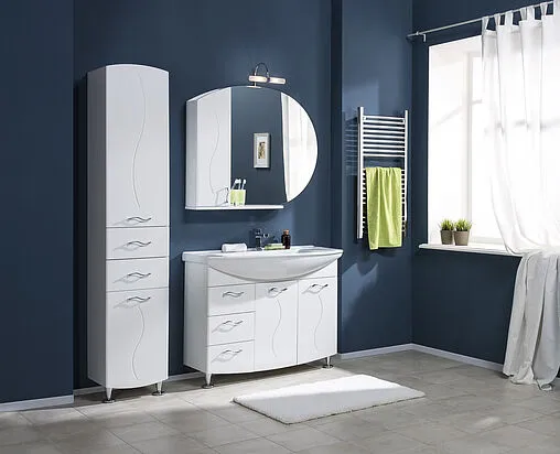 Шкаф-пенал Aquanet Моника 40 белый 186778