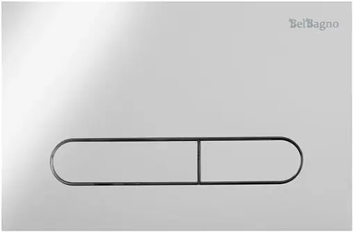 Комплект 5 в 1 BelBagno Amanda BB051CHR/BB051SC/BB002-80/BB005-PR-CHROME с кнопкой хром глянцевый