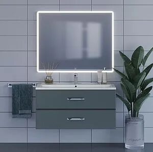 Зеркало с подсветкой Uperwood Upd Foster 100 белый/серебро 291020590 Зеркало с подсветкой Uperwood Upd Foster 100 белый/серебро 291020590, 5