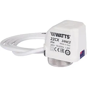 Сервопривод электротермический НЗ 24В М30 x 1.5 WATTS 22CX24NC2 10029673, 4