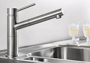 Смеситель для кухни с выдвижным изливом Blanco Alta-S Compact нержавеющая сталь 517182 Смеситель для кухни с выдвижным изливом Blanco Alta-S Compact нержавеющая сталь 517182, 2