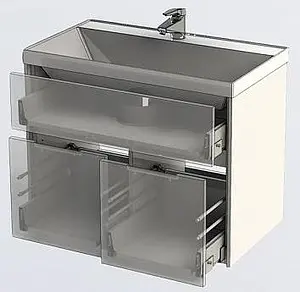 Тумба-умывальник Aquanet Латина 80 белый 00179638+00179395 Тумба-умывальник Aquanet Латина 80 белый 00179638+00179395, 4