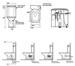 Бачок для унитаза Kerasan Waldorf белый 417901, 2