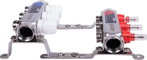 Группа коллекторная с расходомерами 3 отвода 1&quot;в/в x ¾&quot;ек FDV S1101A-1/3