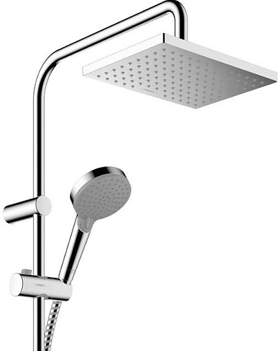 Душевая система с термостатом для ванны Hansgrohe Vernis Shape 230 1jet хром 26284000
