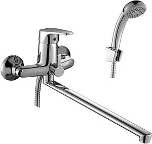 Смеситель для ванны с длинным изливом Rossinka хром D40-32 Смеситель для ванны с длинным изливом Rossinka хром D40-32, 1