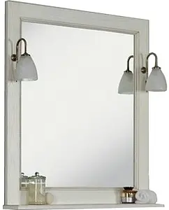 Зеркало Aquaton Жерона 85 белое серебро 1A158702GEM20 Зеркало Aquaton Жерона 85 белое серебро 1A158702GEM20, 1