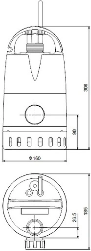 Насос дренажный Q=6м³/ч H=5м Grundfos UNILIFT CC5 M1 96280965 Насос дренажный Q=6м³/ч H=5м Grundfos UNILIFT CC5 M1 96280965
