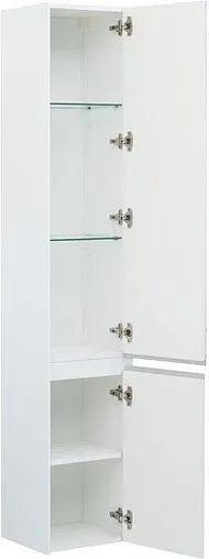 Шкаф-пенал Aquanet Гласс 35 белый 00196962