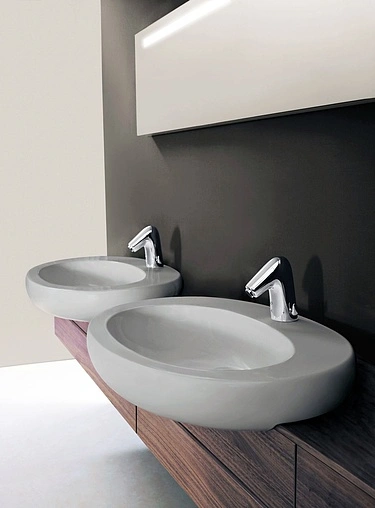 Раковина Laufen Alessi One 75 c покрытием LCC белый 8.1397.2.400.104.1