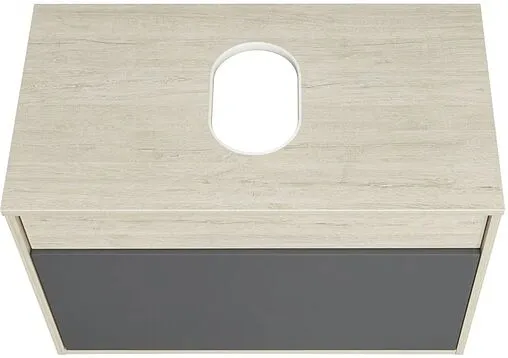 Тумба-умывальник подвесная Aquaton Лофт Урбан 65 графит/орегон 1A2540K5LQX60