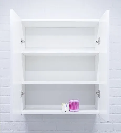 Шкаф двухстворчатый Айсберг Норма 02-60 белый DA1653H