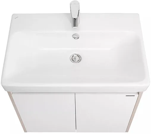 Тумба-умывальник Aquaton Сканди Doors 80 белый/дуб верона 1A2829K0SDB20