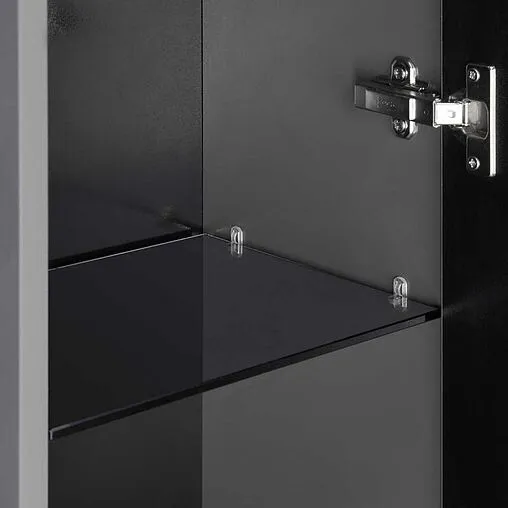 Шкаф-пенал подвесной Aquaton Ар-Деко 40 серый кобальт 1A280503DD8D0