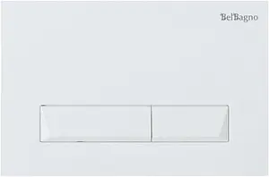 Клавиша смыва для унитаза BelBagno Marmi BB009-MR-BIANCO белый глянцевый Клавиша смыва для унитаза BelBagno Marmi BB009-MR-BIANCO белый глянцевый, 1