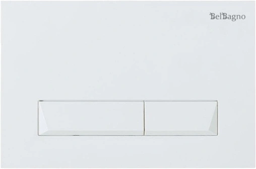 Клавиша смыва для унитаза BelBagno Marmi BB009-MR-BIANCO белый глянцевый