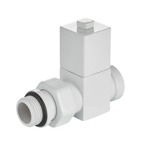 Комплект вентилей запорных прямых ½" в/н Royal Thermo Cube белый RTE 56.0005 Комплект вентилей запорных прямых ½" в/н Royal Thermo Cube белый RTE 56.0005