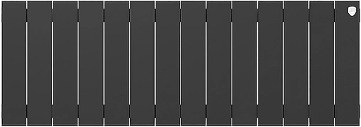 Радиатор биметаллический 14 секции Royal Thermo PianoForte 300 Noir Sable RTPNS30014