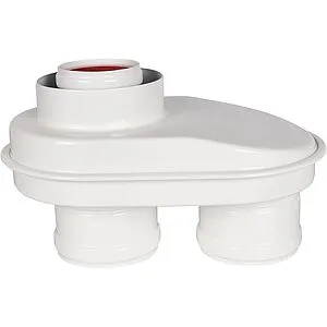 Адаптер разделительный Ø 60/100 x 80/80мм (алюм.) Rommer RCA-8080-240002, 5