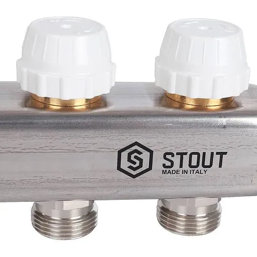 Группа коллекторная без расходомеров 13 отводов 1&quot;в/в x ¾&quot;ек Stout SMS 0922 000013