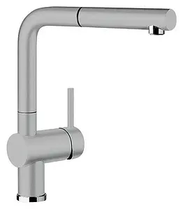 Смеситель для кухни с выдвижным изливом Blanco Linus-S жемчужный 516709 Смеситель для кухни с выдвижным изливом Blanco Linus-S жемчужный 516709, 1