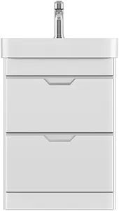 Тумба-умывальник напольная ISVEA Fonte 48 белый 21USS001048I+10SQ50048SV, 1