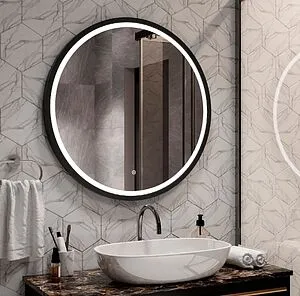 Зеркало с подсветкой Continent Style Black Led 80 чёрный ЗЛП1205, 5