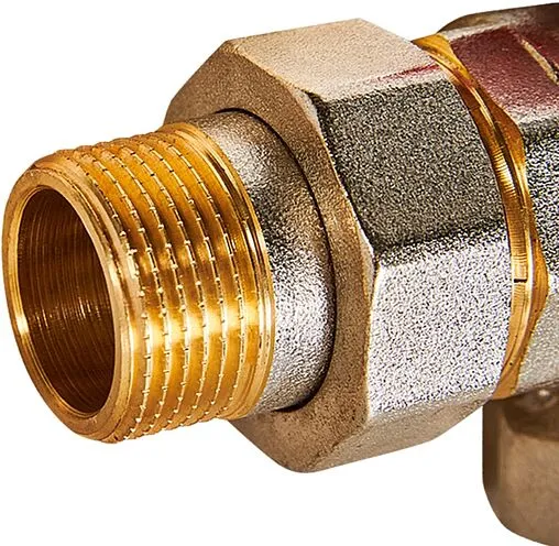 Кран шаровый с американкой угловой ¾&quot;в x ¾&quot;н Rommer ГОСТ Р 59553-2021 RBV-0006-2610220