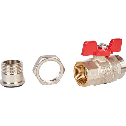 Кран шаровый с американкой 1&quot;в x 1&quot;н Stout ГОСТ Р 59553-2021 SVB-1007-200025