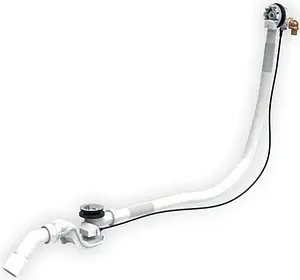 Слив-перелив для ванны без накладок с функцией налива Sanit 35.329.00..0000 Слив-перелив для ванны без накладок с функцией налива Sanit 35.329.00..0000, 1