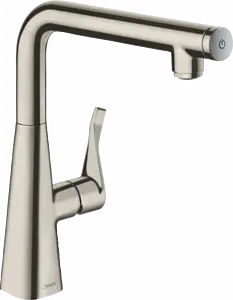 Смеситель для кухни Hansgrohe Metris Select M71 260 1jet под сталь 14847800 Смеситель для кухни Hansgrohe Metris Select M71 260 1jet под сталь 14847800, 1