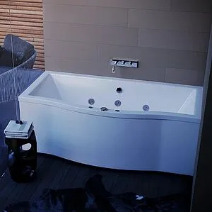 Ванна акриловая Aquatek Гелиос 180х90 с фронтальной панелью, с каркасом (разборный) GEL180-0000067, 4