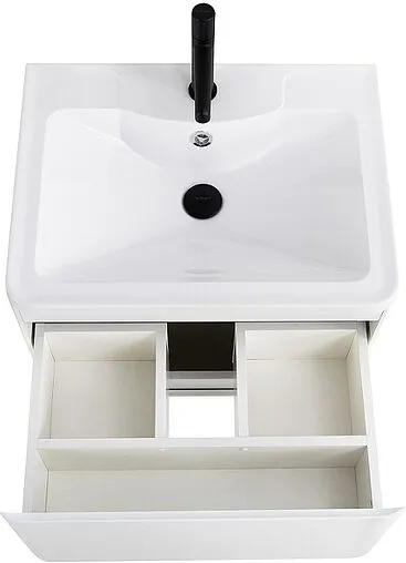 Тумба-умывальник подвесная BelBagno ALBANO 70 Bianco Lucido ALBANO-700-2C-PIA-BL+BB700/455-LV-MR-ALR Тумба-умывальник подвесная BelBagno ALBANO 70 Bianco Lucido ALBANO-700-2C-PIA-BL+BB700/455-LV-MR-ALR