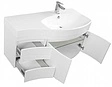 Тумба-умывальник подвесная Aquanet Опера 115 R белый 00169654+00169399