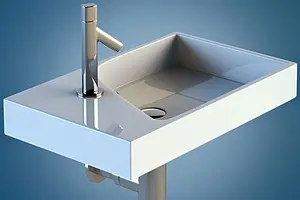 Раковина Jacob Delafon Rythmik 60 белый EXQ112-Z-00 Раковина Jacob Delafon Rythmik 60 белый EXQ112-Z-00, 3