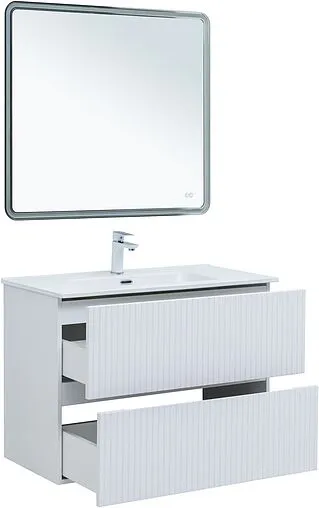 Тумба-умывальник Aquanet Джейн 90 белый матовый 00313287+