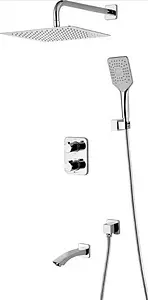 Душевая система с термостатом для ванны Lemark Yeti хром LM7842C Душевая система с термостатом для ванны Lemark Yeti хром LM7842C, 1