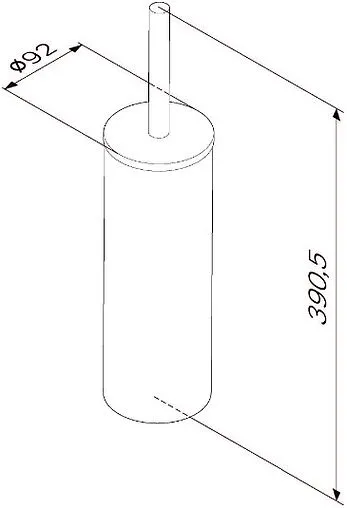 Ёршик для унитаза Am.Pm Sense L сатин A7433500