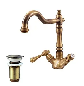 Смеситель для раковины Rav Slezak Morava retro бронза MK421.5/8SM Смеситель для раковины Rav Slezak Morava retro бронза MK421.5/8SM, 3