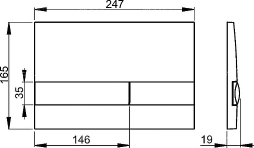 Инсталляция для подвесного унитаза Set 4 в 1 AlcaPlast Sadromodul AM101/1120+М1720-1-001 кнопки/хром глянцевый, панель/белый глянцевый
