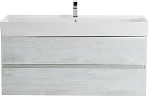 Тумба под умывальник подвесная Cezares Molveno 46 120 Legno Bianco MOLVENO 46-120-2C-SO-LB Тумба под умывальник подвесная Cezares Molveno 46 120 Legno Bianco MOLVENO 46-120-2C-SO-LB, 1