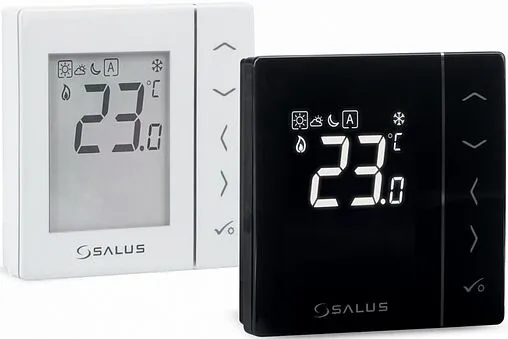Проводной комнатный терморегулятор НО/НЗ 230В Salus EXPERT NSB белый VS35W