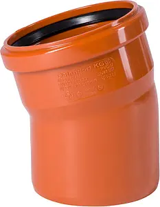 Отвод наружный D=110мм Угол 15° Ostendorf KGB 220200, 1