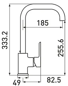 Смеситель для кухни Gross Aqua Loft хром 3243298C-B07 Смеситель для кухни Gross Aqua Loft хром 3243298C-B07, 2