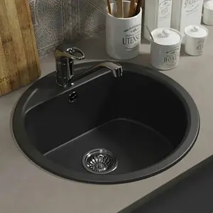 Мойка кухонная Uperwood UPD-101 уголь 391020204 Мойка кухонная Uperwood UPD-101 уголь 391020204, 3