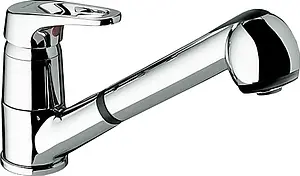 Смеситель для кухни с выдвижным изливом Blanco Wega-S хром 512035, 1