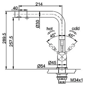 Смеситель для кухни с подключением к фильтру Franke Atlas нержавеющая сталь 120.0179.978 Смеситель для кухни с подключением к фильтру Franke Atlas нержавеющая сталь 120.0179.978, 2
