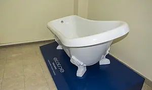 Ванна отдельностоящая из искусственного камня Esse Santorini 171x78 ножки белые Ванна отдельностоящая из искусственного камня Esse Santorini 171x78 ножки белые, 5