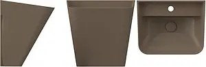 Раковина ISVEA Sott'Aqua 50 коричневый 10SQ37002SV-2H, 1