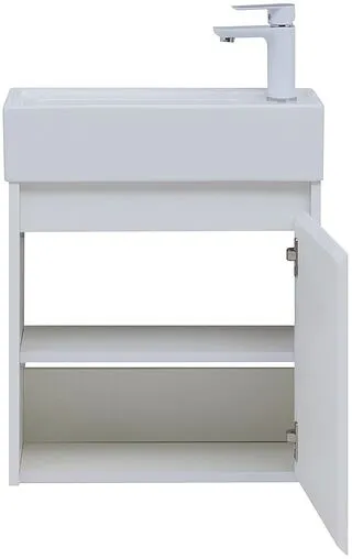 Тумба-умывальник подвесная Aquanet Nova Lite 50 дуб рошелье 00298854+7045-KL